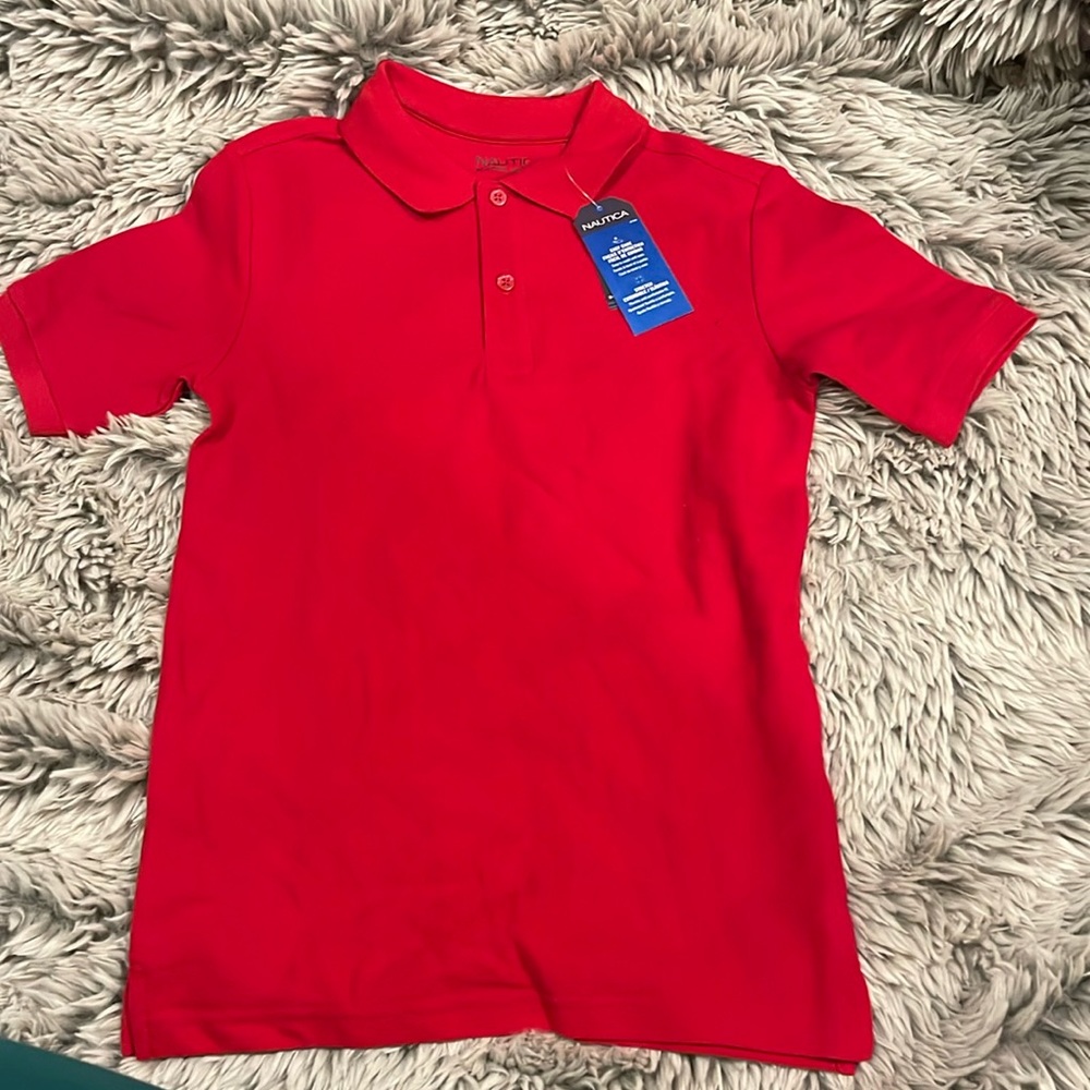 Boy’s Nautical school uniform polo shirt size M (10/12)